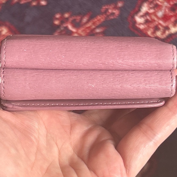 Mint $550 PAUL SMITH of London Lilac Small leather wallet coin purse - Picture 3 of 11